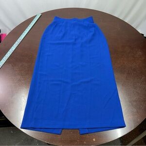 Elegant Blue Pencil Skirt